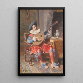 Bernard Louis Borione - The Lute Player.webp