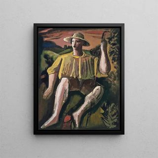 Bernard Meninsky - Seated Shepherd.webp