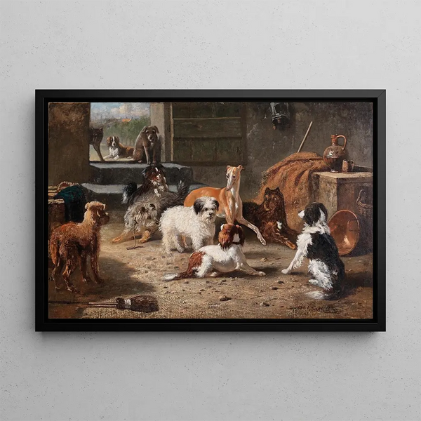 Vita da Cane - Bernard te Gempt — quadro incorniciato alla parete