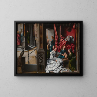 Bernard van Orley - The Birth and Naming of Saint John the Baptist.webp