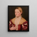 Ritratto di una bella veneziana - Bernardino Licinio — quadro incorniciato alla parete