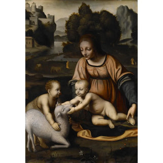 Bernardino Luini - Madonna And Child With St John The Baptist And The Lamb.webp