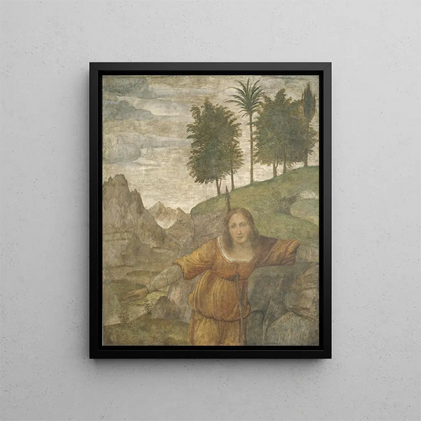 Procris trafitta dalla giavellotta di Cefalo - Bernardino Luini — quadro incorniciato alla parete