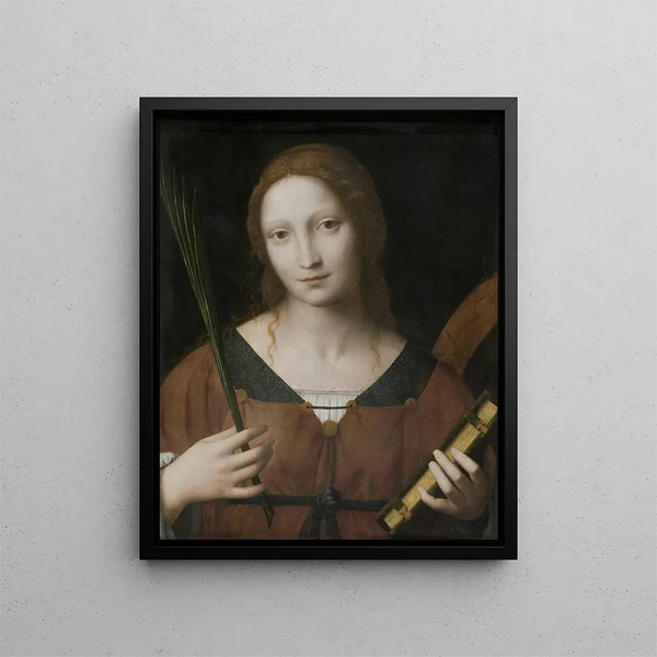 Santa Caterina d'Alessandria - Bernardino Luini — quadro incorniciato alla parete