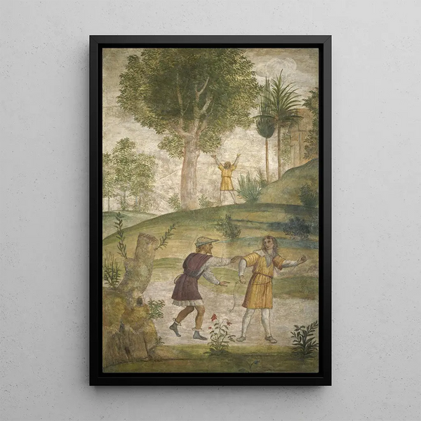 Il dispiacere di Cefalo - Bernardino Luini — quadro incorniciato alla parete