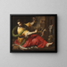 Allégorie della Giustizia - Bernardino Mei — quadro incorniciato alla parete