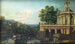 Caprice architettonico con un palazzo - Bernardo Bellotto — vista dell’opera