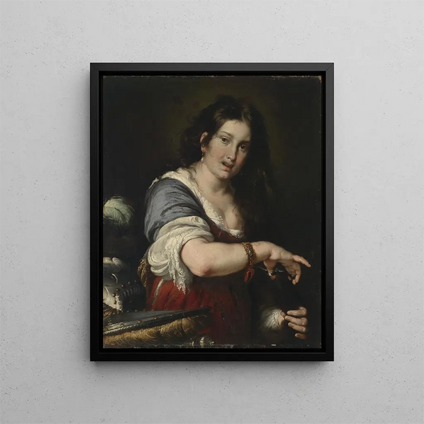 Bérénice - Bernardo Strozzi — quadro incorniciato alla parete
