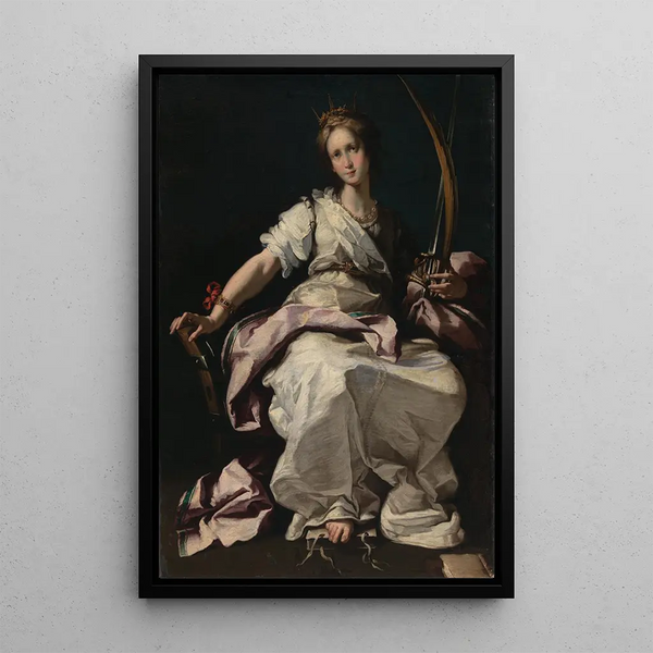 Riproduzione del dipinto Santa Caterina d'Alessandria - Bernardo Strozzi