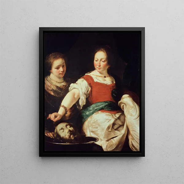 Salomé - Bernardo Strozzi — quadro incorniciato alla parete