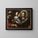 Visitation - Bernardo Strozzi — quadro incorniciato alla parete