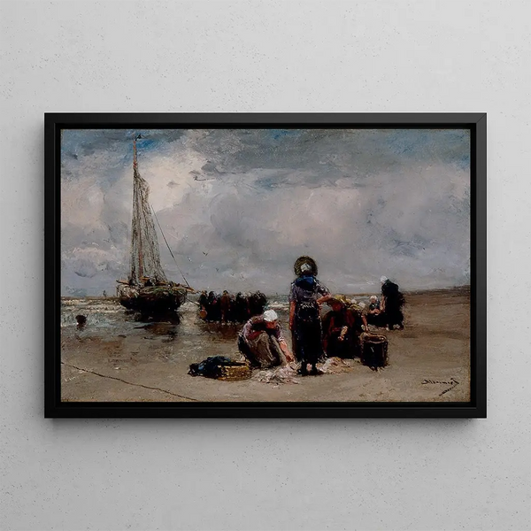 Bord de mer - Bernardus Johannes Blommers — quadro incorniciato alla parete