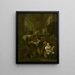 Il maestro - Bernardus van Schijndel — quadro incorniciato alla parete