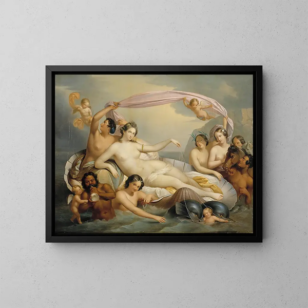 Il Trionfo di Galatea - Berndt Abraham Godenhjelm — quadro incorniciato alla parete