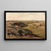Paesaggio ondulante, studio - Berndt Lindholm — quadro incorniciato alla parete