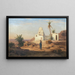 vicino ad Assuan - Bernhard Fiedler — quadro incorniciato alla parete