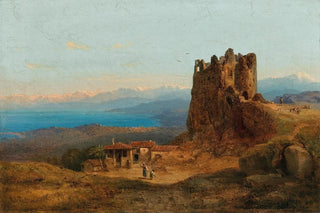 Bernhard Fiedler - View into the Bay of Trieste from S Servolo.webp