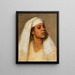 Ritratto di una donna copta - Bertha Müller — quadro incorniciato alla parete