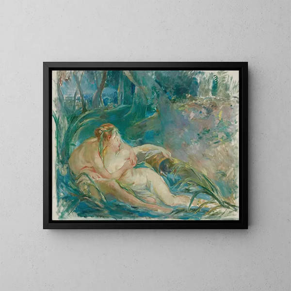 Apollo che rivela la sua divinità alla pastorella - Berthe Morisot — quadro incorniciato alla parete