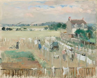 Berthe Morisot - Hanging the Laundry out to Dry.webp