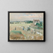 Appendi il bucato da asciugare - Berthe Morisot — quadro incorniciato alla parete