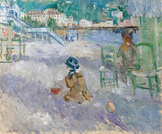 Berthe Morisot - Plage De Nice.webp