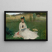 Lettura - Berthe Morisot — quadro incorniciato alla parete