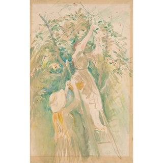 Berthe Morisot - Study for The Cherry Tree.webp