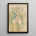 Studio per Il Ciliegio - Berthe Morisot — quadro incorniciato alla parete