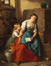 La lettre - Berthold Woltze — vista dell’opera