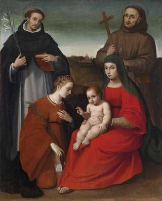 Biagio Pupini - Madonna And Child With Saints.webp