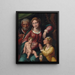 Il matrimonio mistico di Santa Caterina - Biagio Pupini — quadro incorniciato alla parete