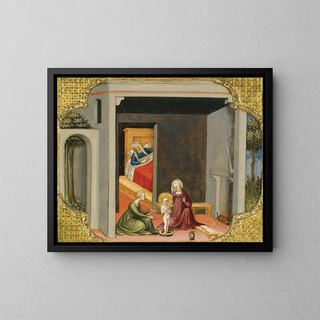 Bicci Di Lorenzo - The Birth Of St Nicholas Of Bari.webp