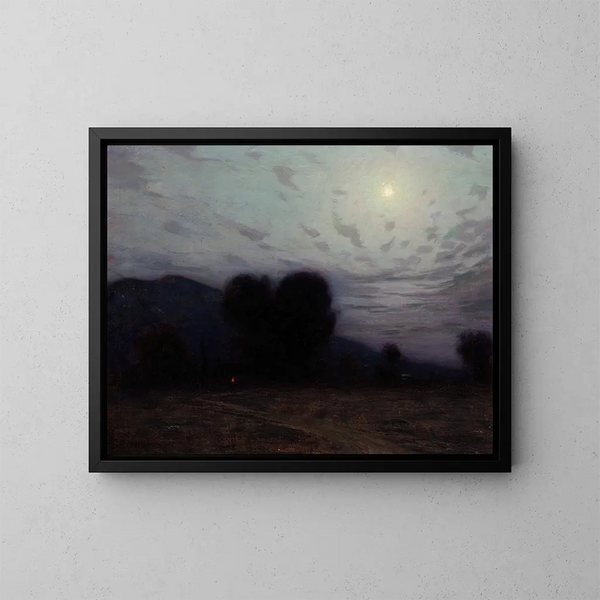 Paesaggio al chiaro di luna - Birge Harrison — quadro incorniciato alla parete