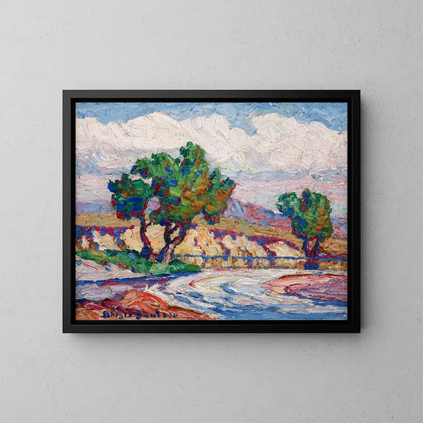 Ruscello nelle pendici del Colorado - Birger Sandzén — quadro incorniciato alla parete