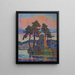 Lago al tramonto del Colorado - Birger Sandzén — quadro incorniciato alla parete