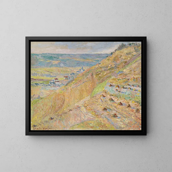 La Côte à Giverny - Blanche Hoschedé-Monet — quadro incorniciato alla parete