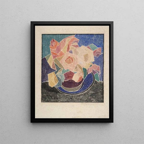 Roses di giugno - Blanche Lazzell — quadro incorniciato alla parete