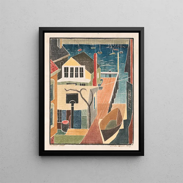 Mon studio du quai - Blanche Lazzell — quadro incorniciato alla parete