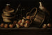 Nature morte con frutta e un uccello - Blas de Ledesma — vista dell’opera