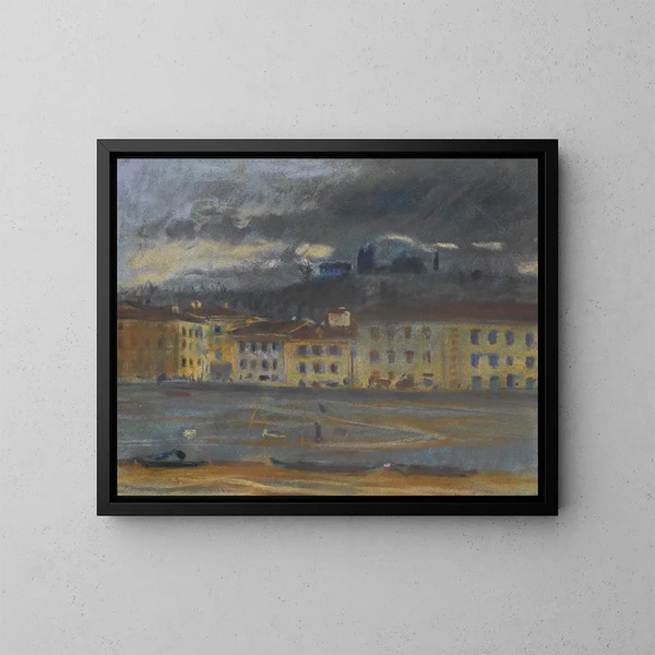 Firenze - Bohumil Kubišta — quadro incorniciato alla parete