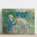 Riproduzione del dipinto Bois de Boulogne - Berthe Morisot