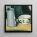 Bol e brocca del latte - Paul Cézanne — quadro incorniciato alla parete