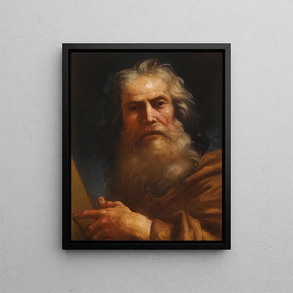 Mosè - Scuola bolonese — quadro incorniciato alla parete