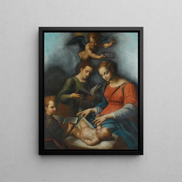 La Nativité - Scuola bolonese — quadro incorniciato alla parete