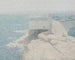 Village di pescatori cinese, baia di Monterey, California - Bolton Coit Brown — vista dell’opera