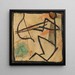 di uomini con freccia e arco - Egon Schiele — quadro incorniciato alla parete