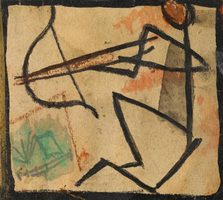 Bonhommes avec flèche et arc - Egon Schiele