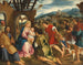 Adorazione dei pastori - Bonifacio Veronese — vista dell’opera