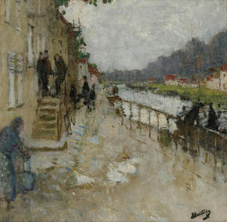 Bord de canal Saint-Mammès - Pierre